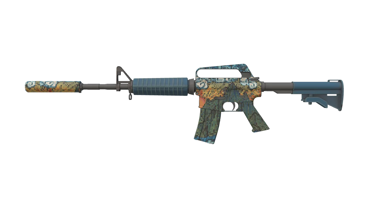 M4A1-S | Solitude seed #184, front