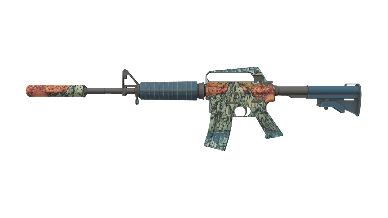 M4A1-S | Solitude seed #186, front