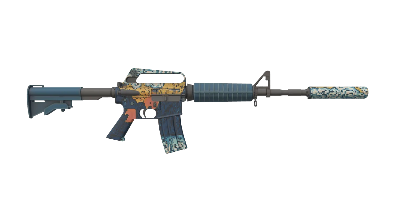 M4A1-S | Solitude seed #189, back