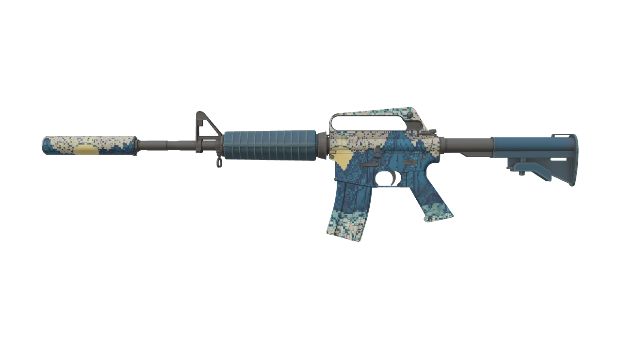 M4A1-S | Solitude seed #19, front