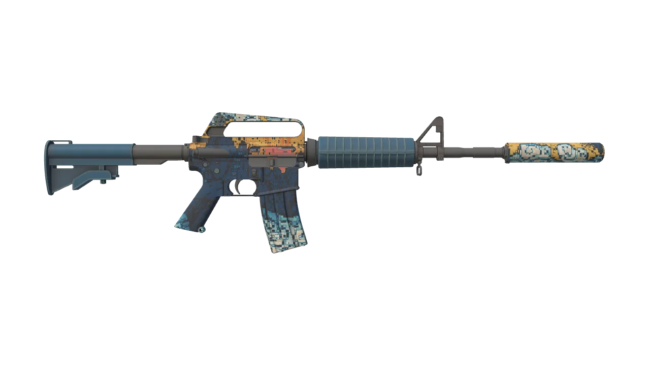 M4A1-S | Solitude seed #191, back