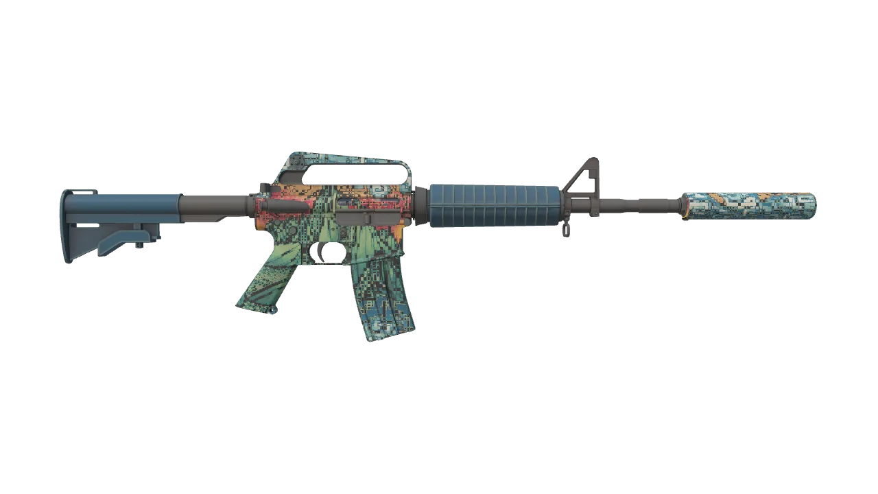 M4A1-S | Solitude seed #193, back