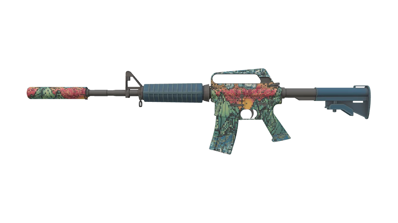 M4A1-S | Solitude seed #193, front