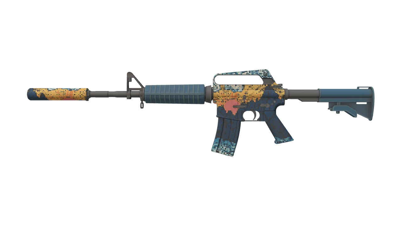 M4A1-S | Solitude seed #195, front