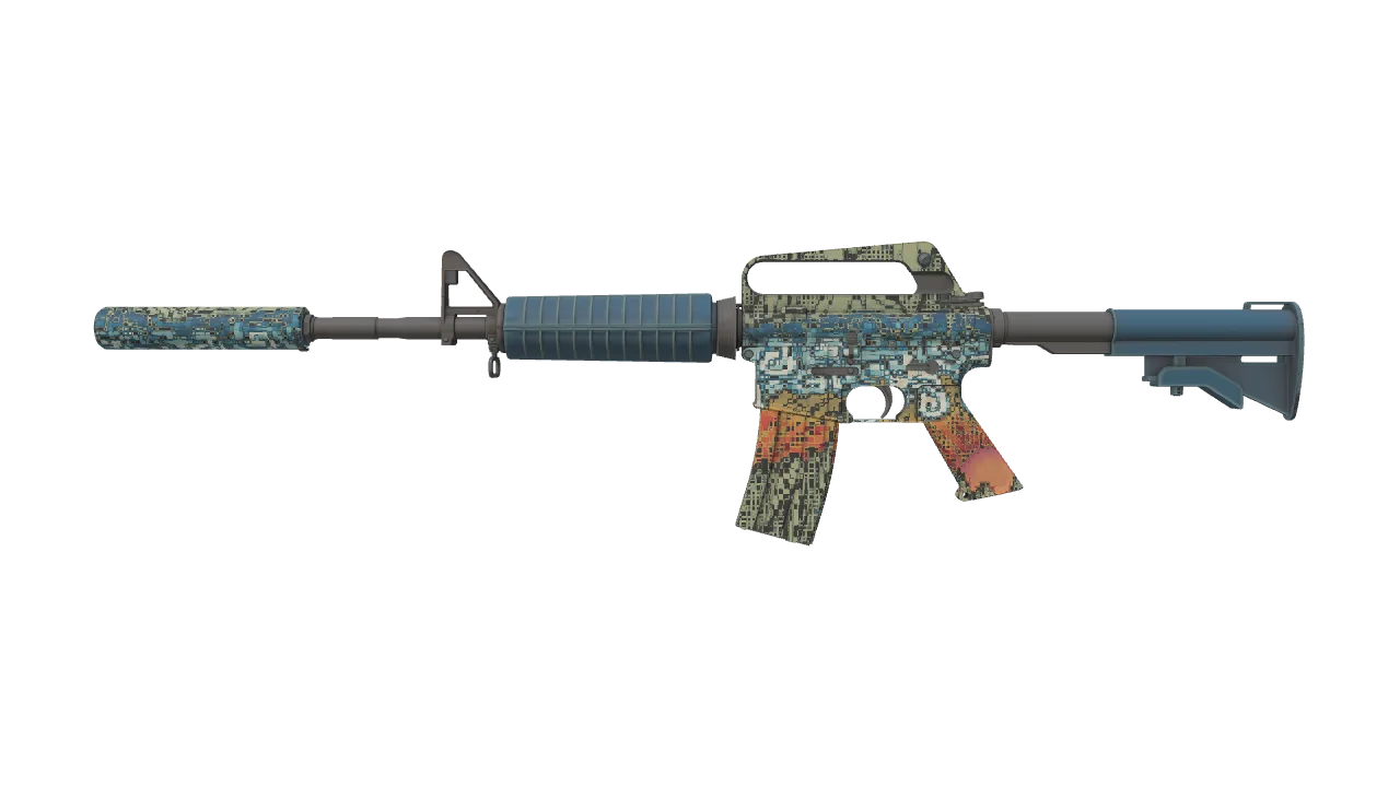 M4A1-S | Solitude seed #198, front