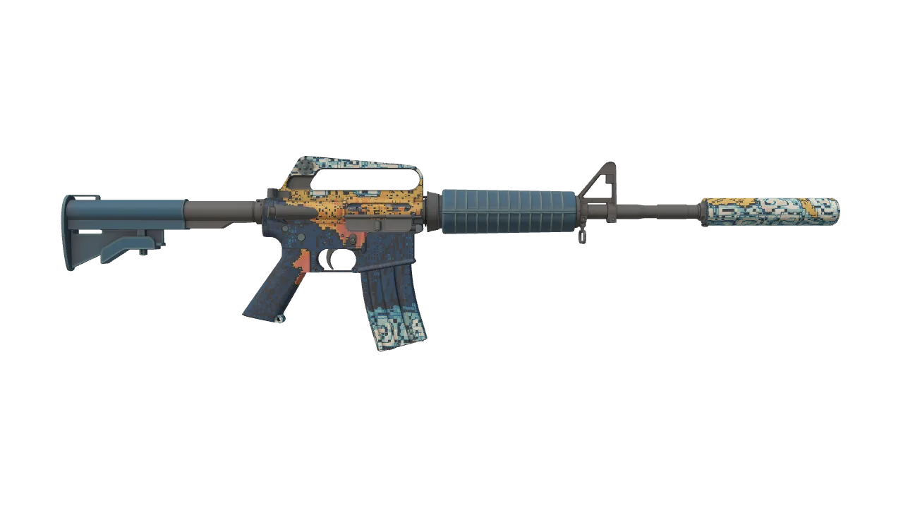 M4A1-S | Solitude seed #200, back