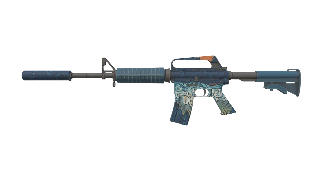 M4A1-S | Solitude seed #206, front
