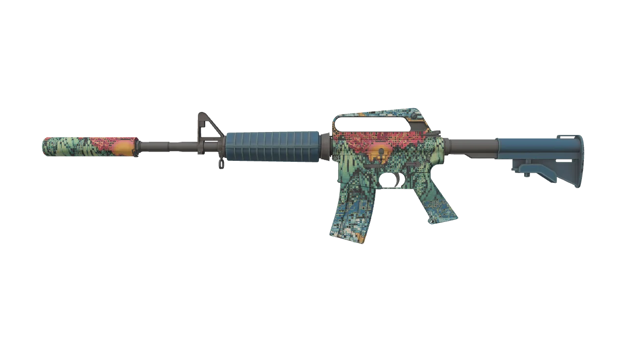 M4A1-S | Solitude seed #211, front