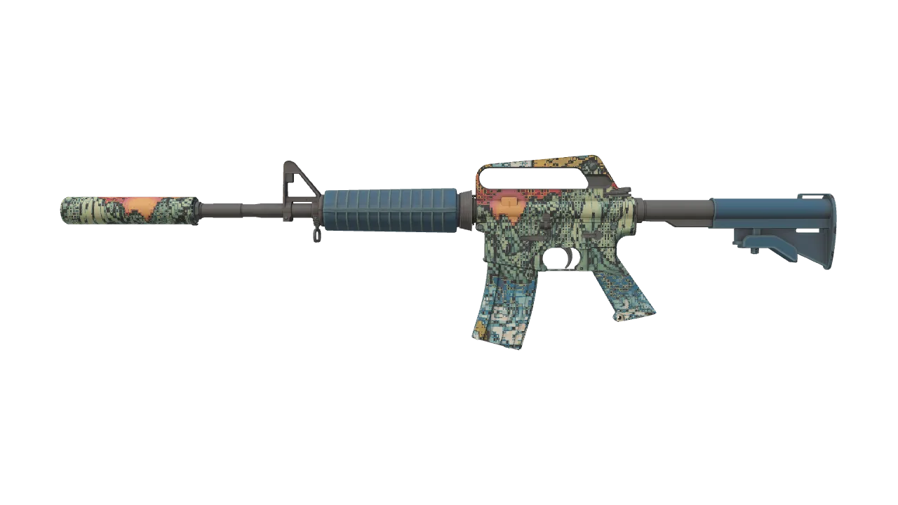 M4A1-S | Solitude seed #212, front