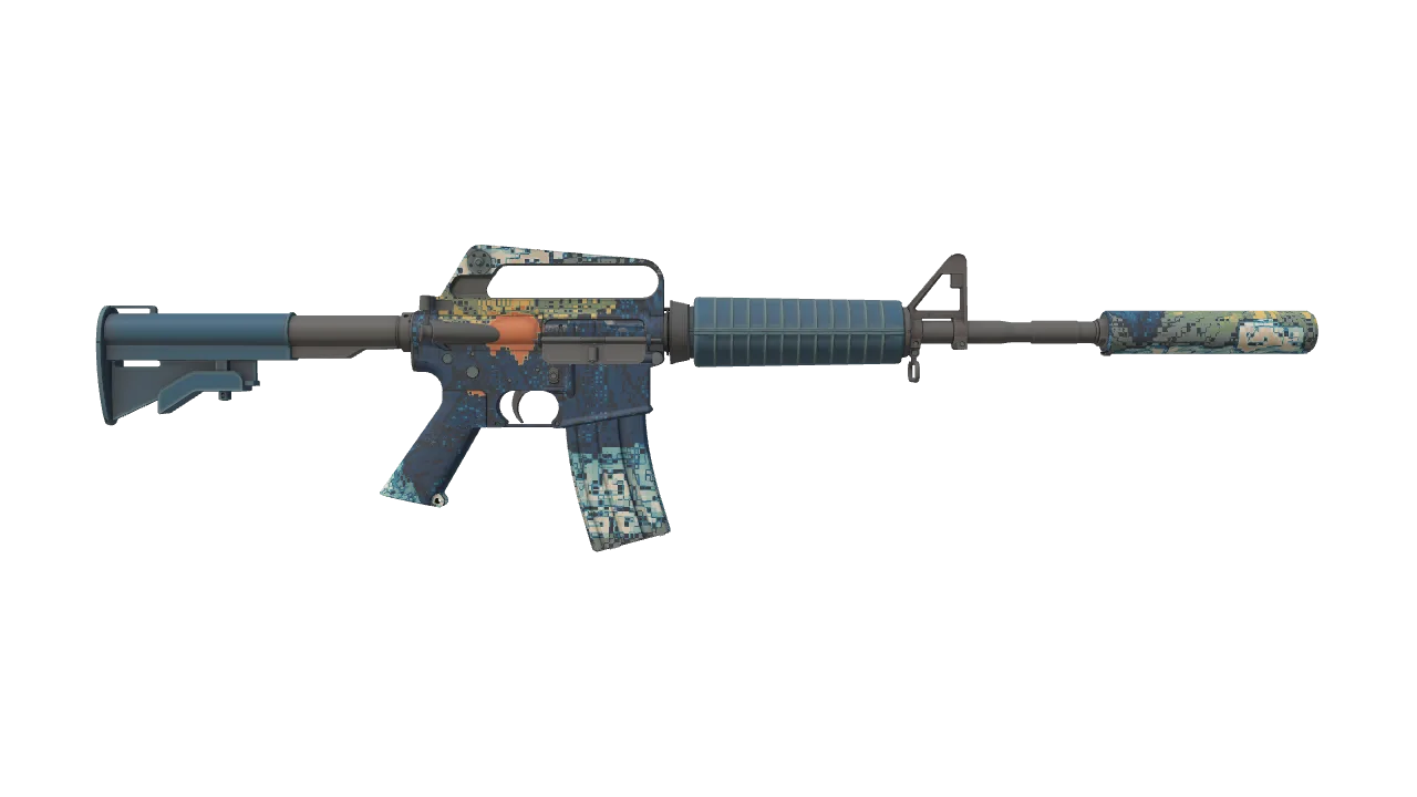 M4A1-S | Solitude seed #213, back