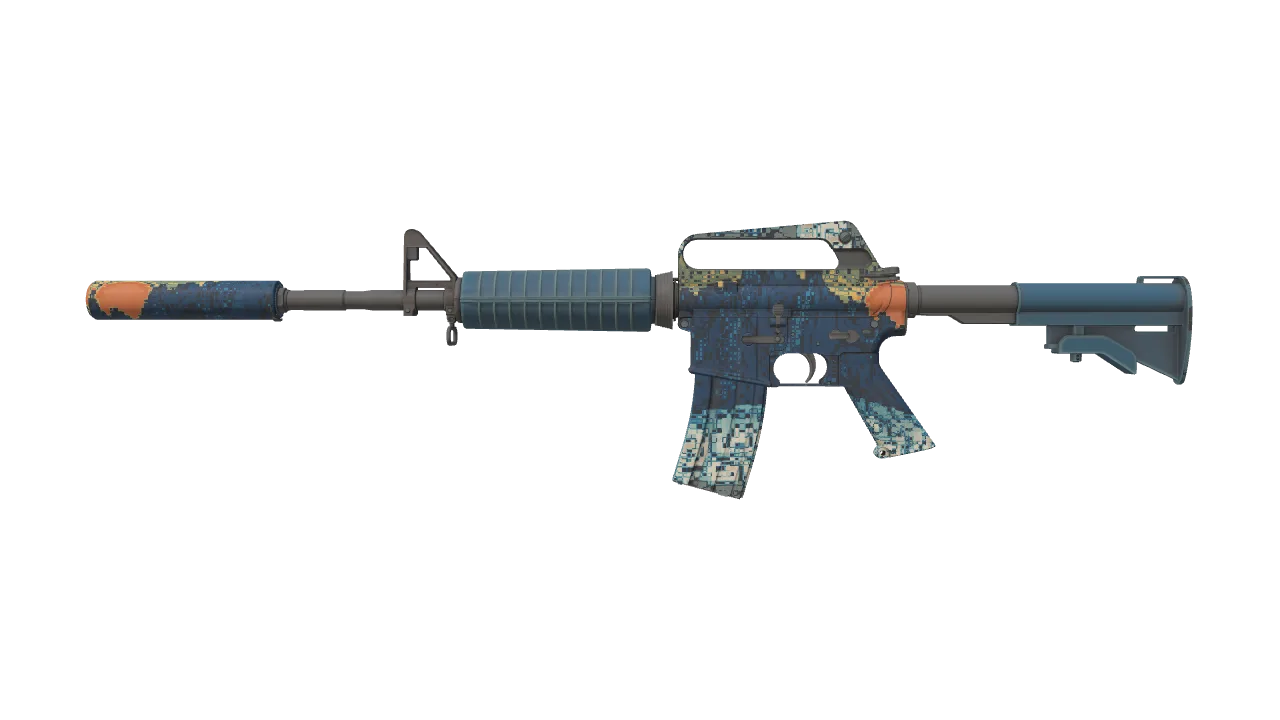 M4A1-S | Solitude seed #213, front