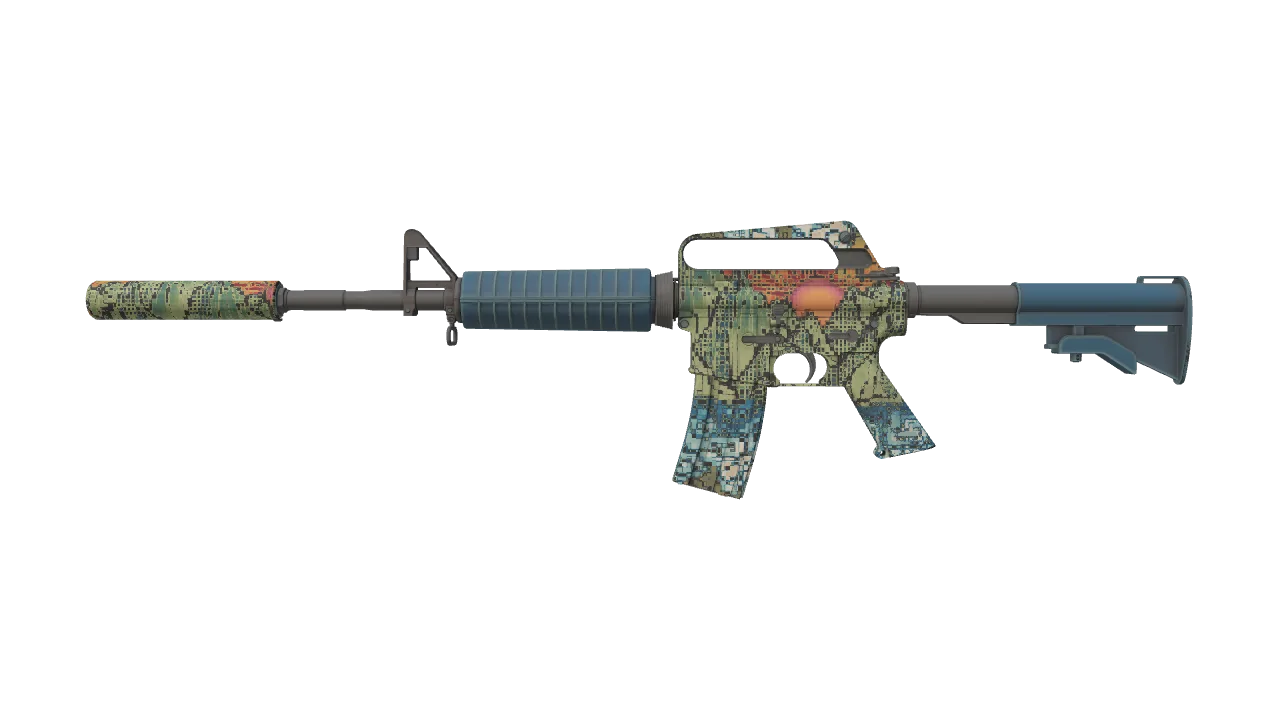 M4A1-S | Solitude seed #214, front
