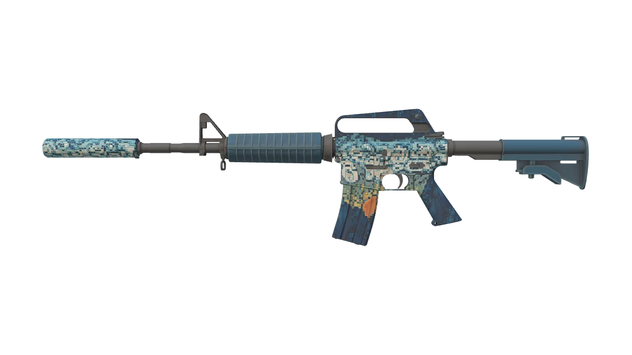M4A1-S | Solitude seed #215, front