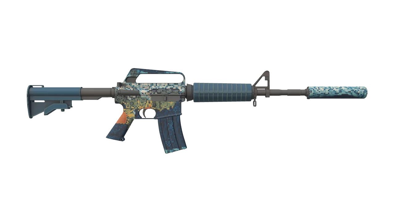 M4A1-S | Solitude seed #216, back