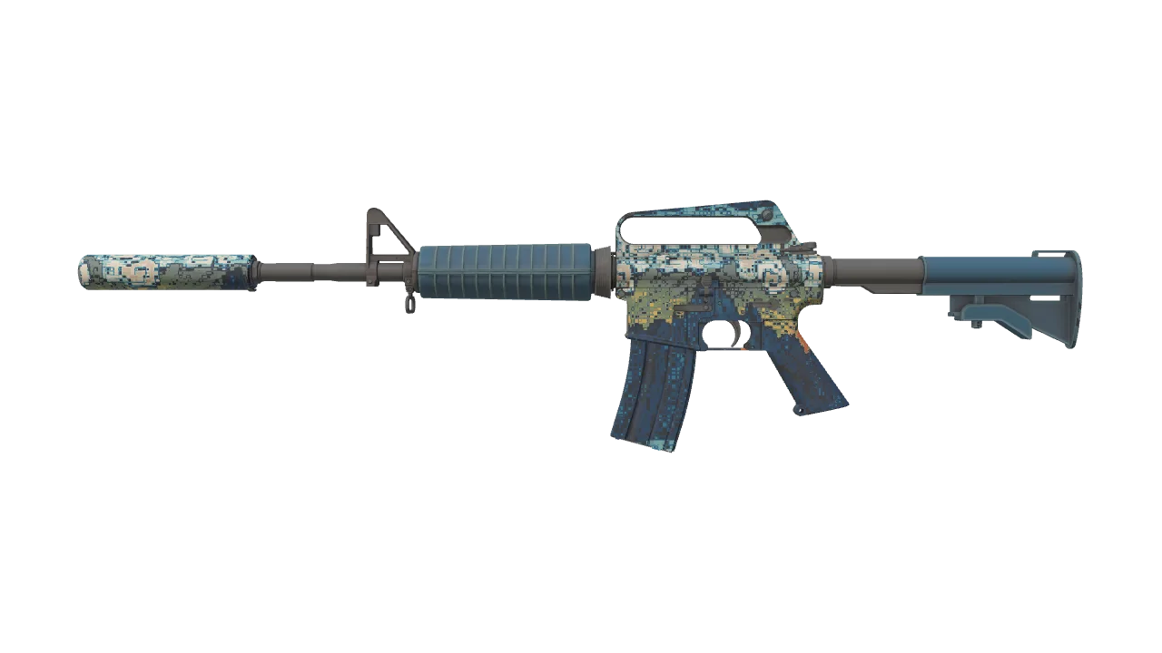M4A1-S | Solitude seed #216, front