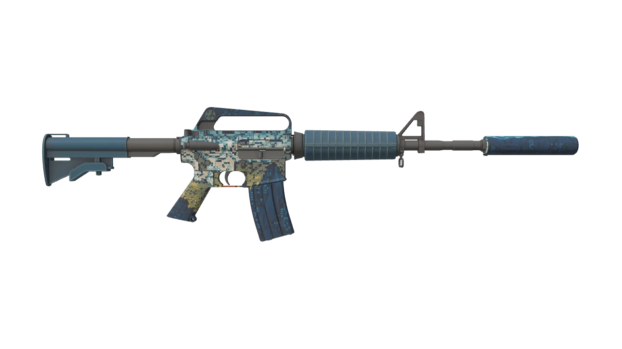 M4A1-S | Solitude seed #217, back