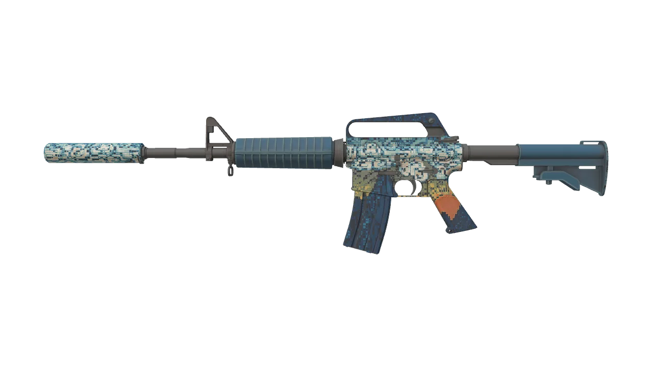 M4A1-S | Solitude seed #217, front