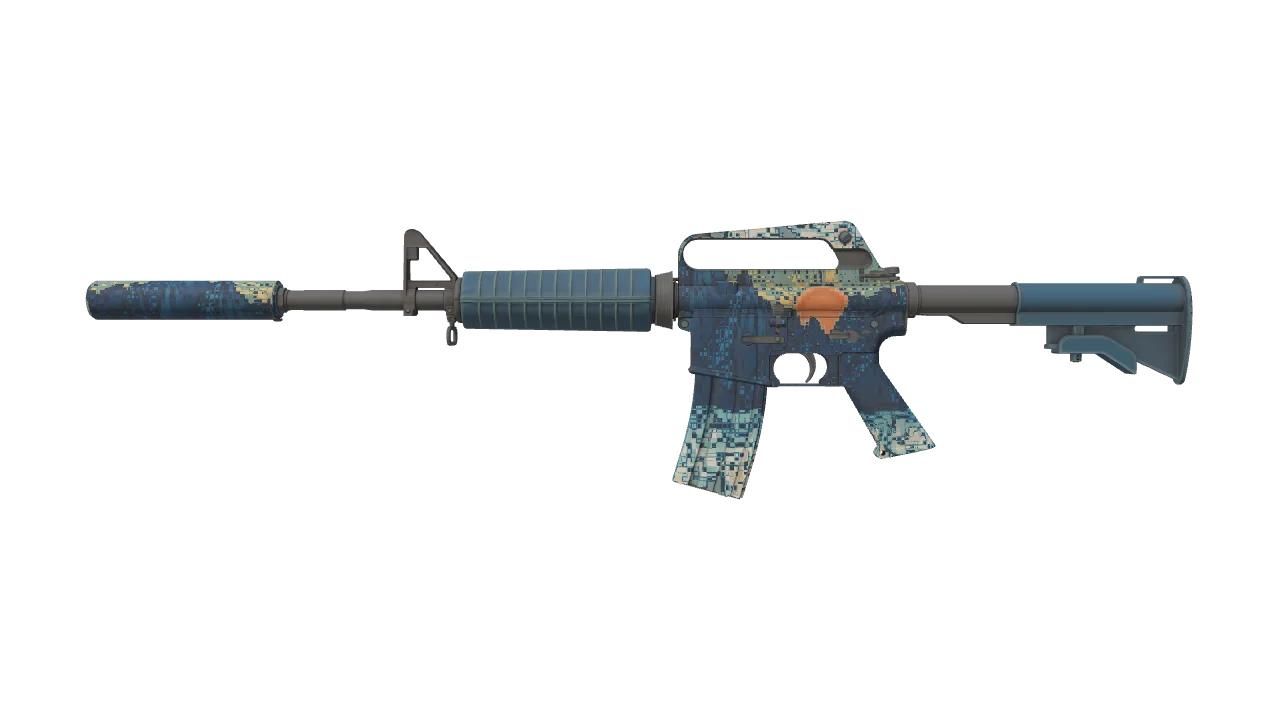 M4A1-S | Solitude seed #219, front