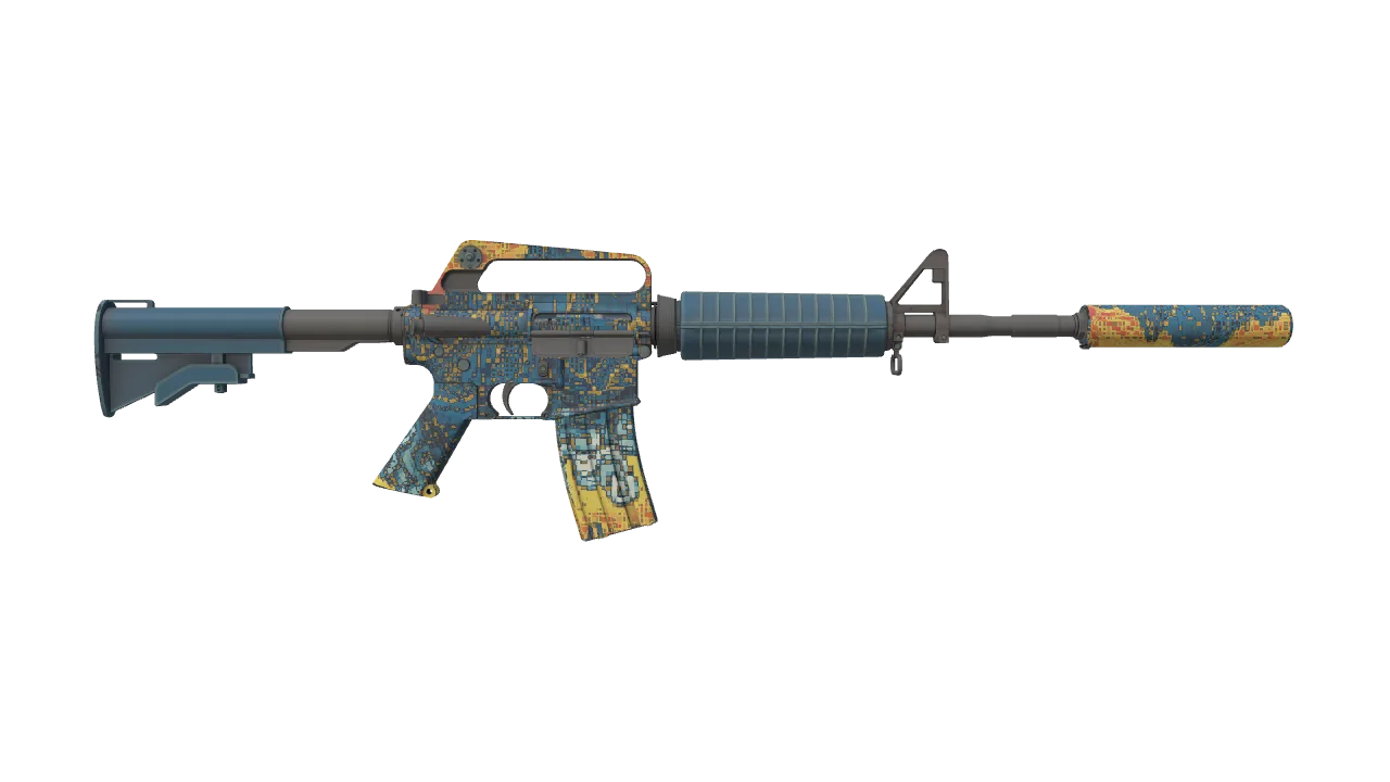 M4A1-S | Solitude seed #220, back