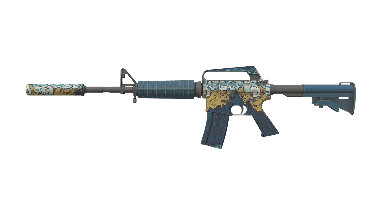 M4A1-S | Solitude seed #221, front