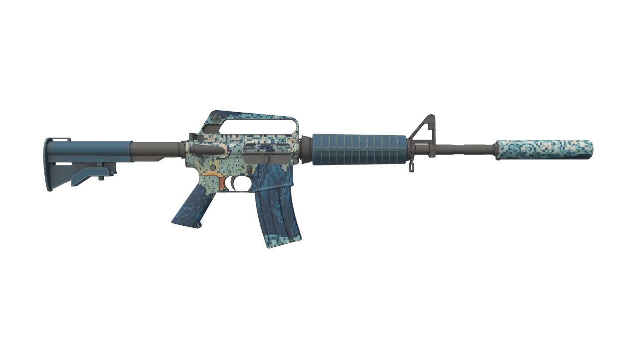 M4A1-S | Solitude seed #222, back