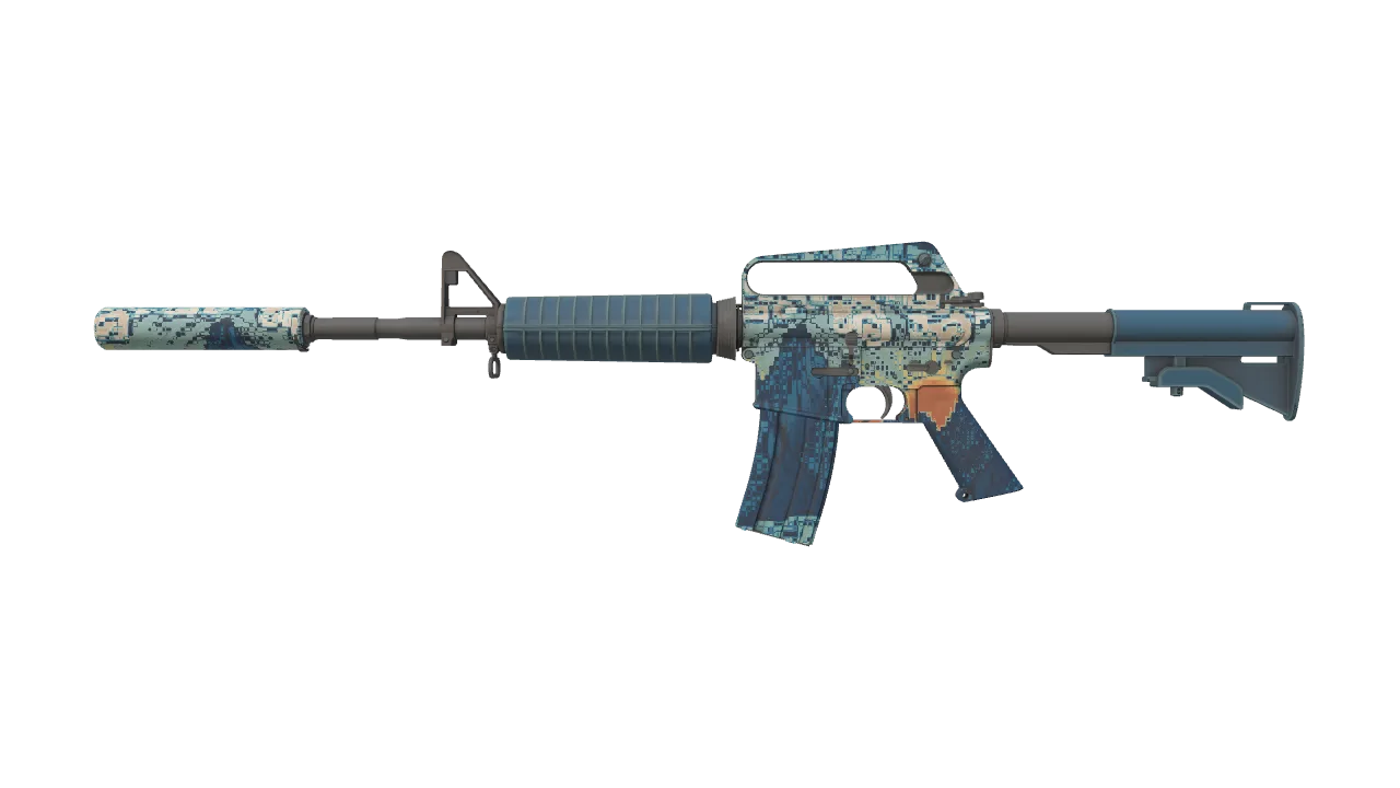 M4A1-S | Solitude seed #222, front