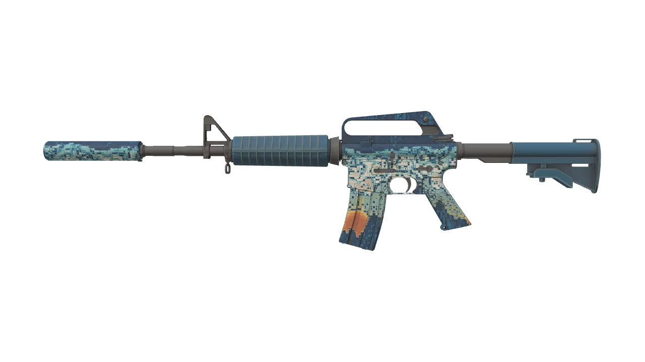 M4A1-S | Solitude seed #224, front