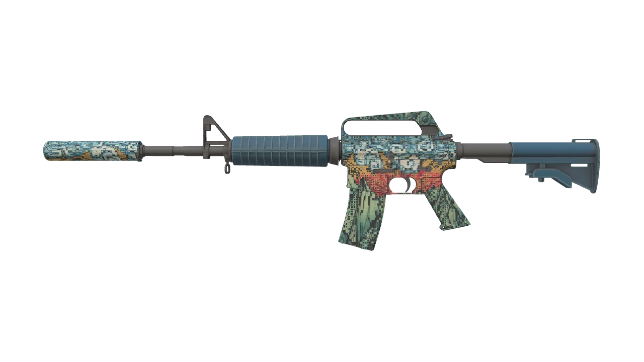 M4A1-S | Solitude seed #231, front