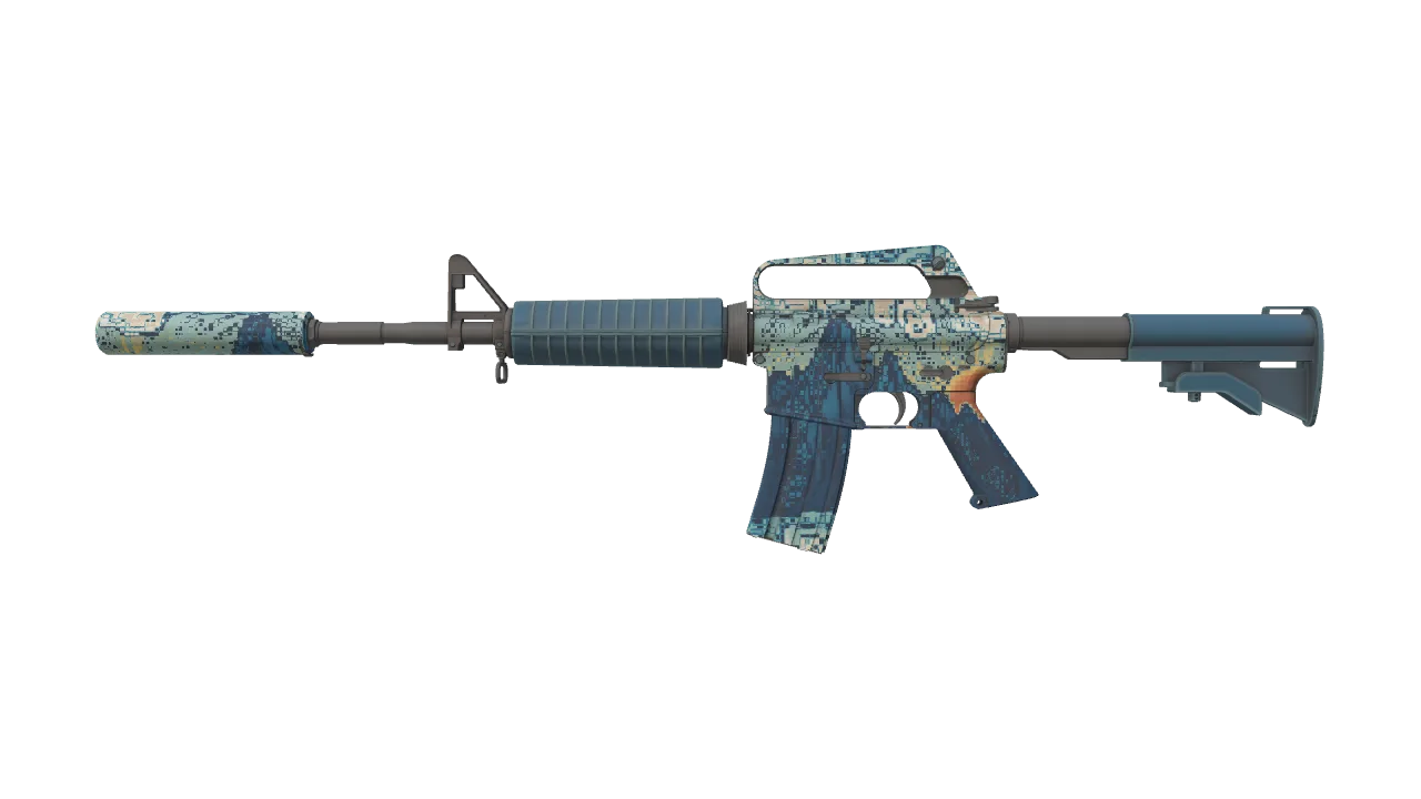 M4A1-S | Solitude seed #232, front