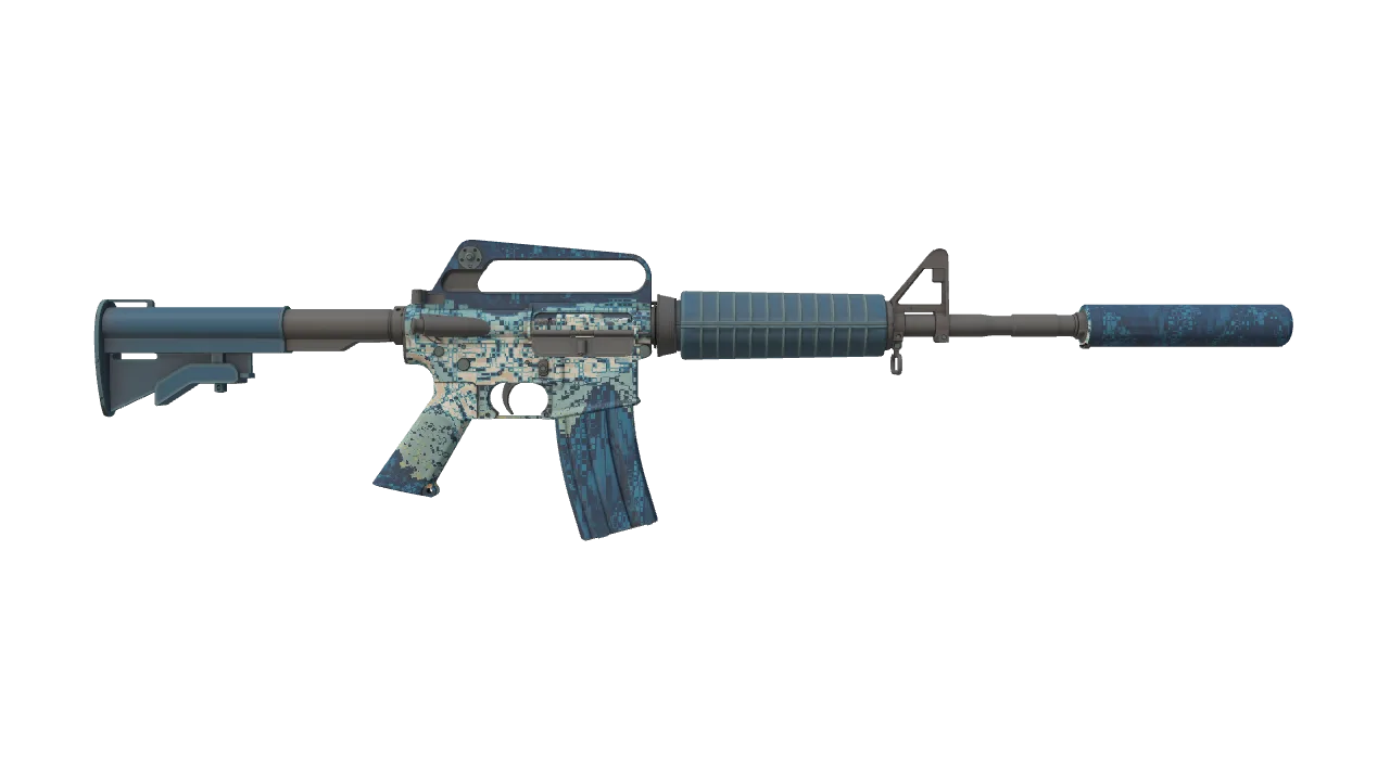 M4A1-S | Solitude seed #233, back