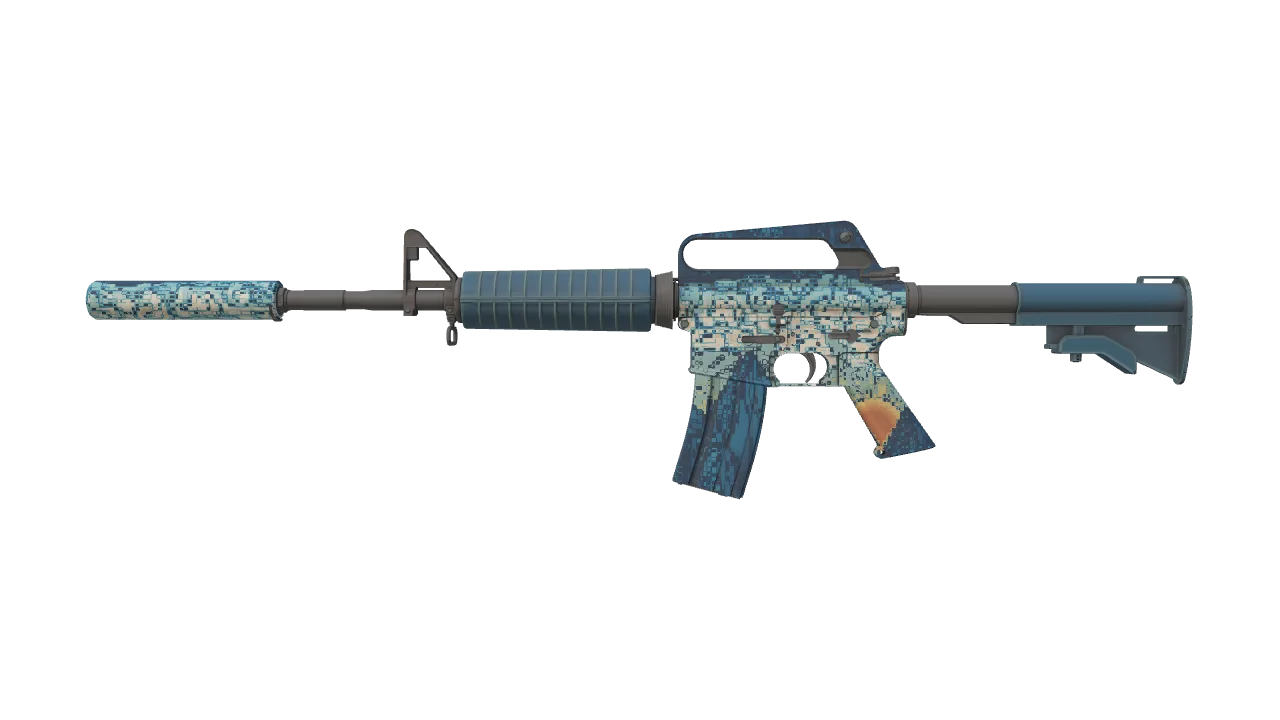 M4A1-S | Solitude seed #233, front