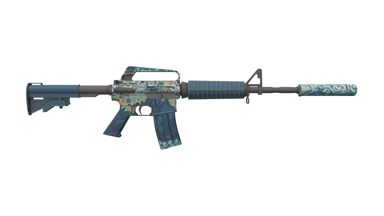 M4A1-S | Solitude seed #234, back