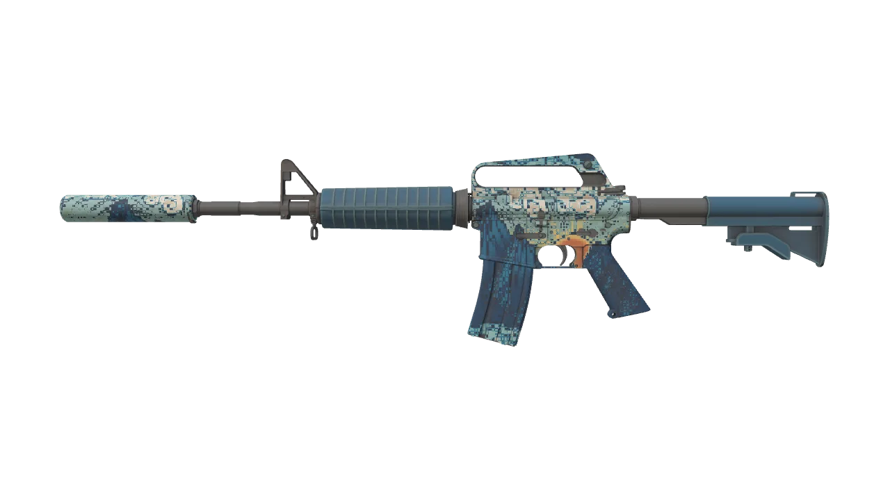 M4A1-S | Solitude seed #234, front