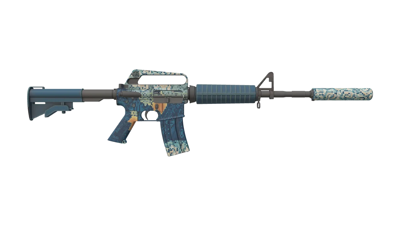 M4A1-S | Solitude seed #237, back