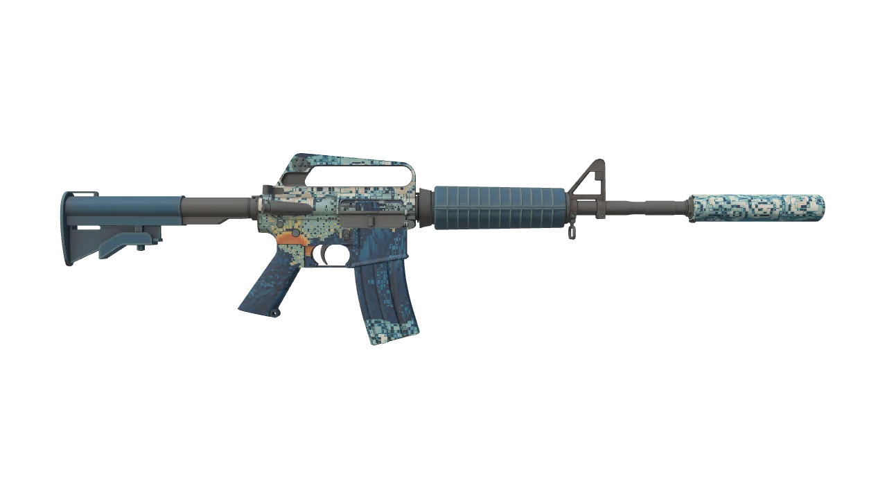 M4A1-S | Solitude seed #245, back