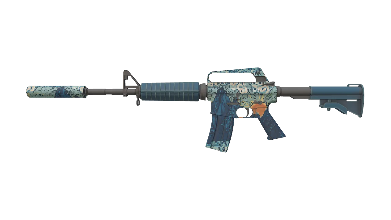 M4A1-S | Solitude seed #245, front