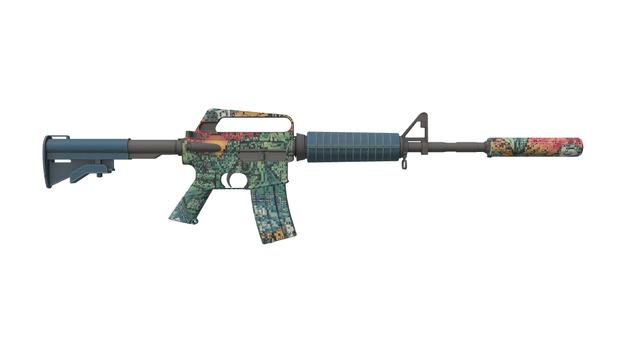 M4A1-S | Solitude seed #246, back