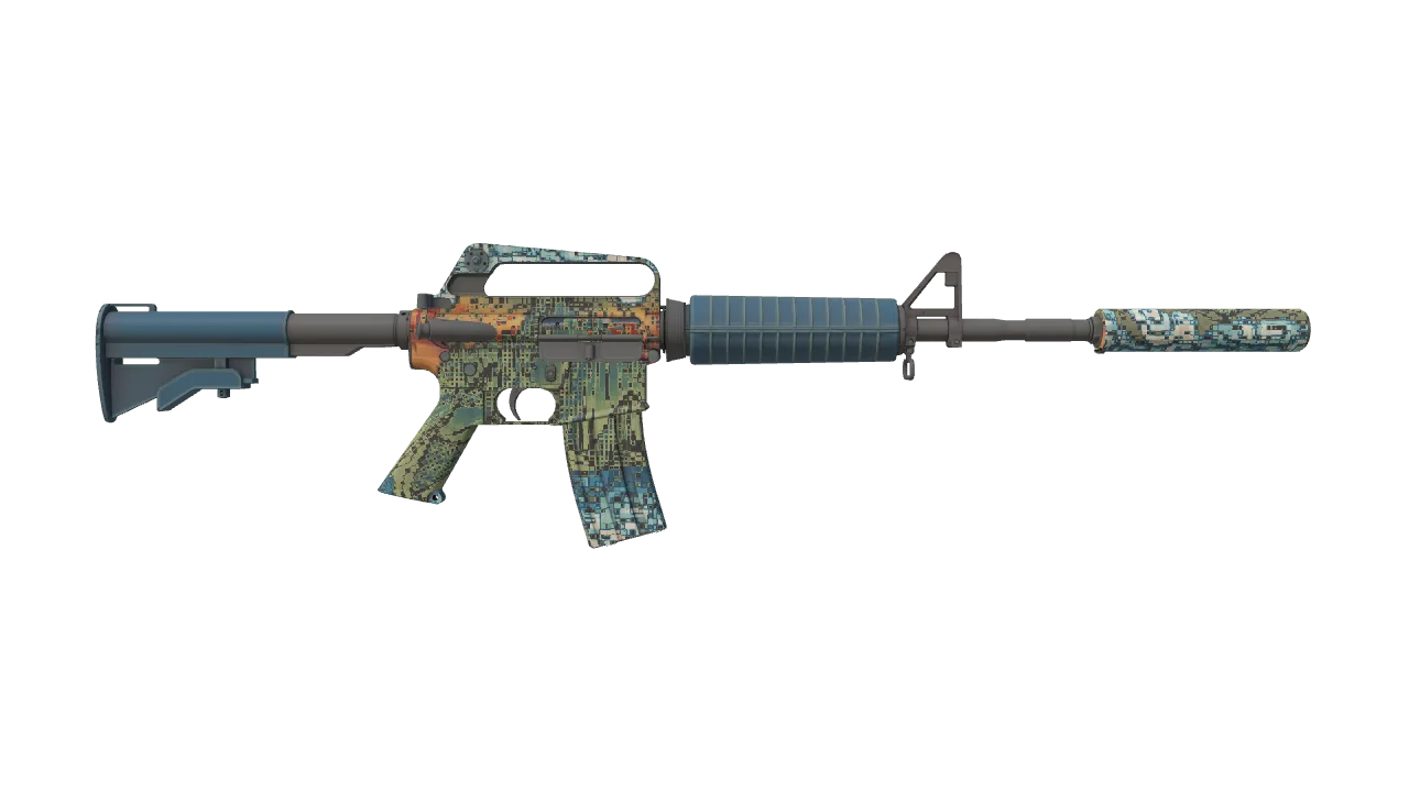M4A1-S | Solitude seed #248, back