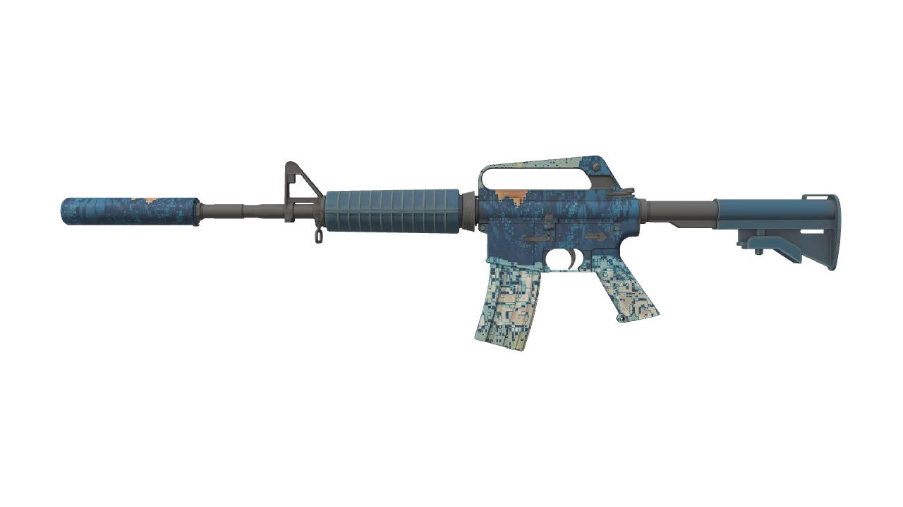 M4A1-S | Solitude seed #25, front