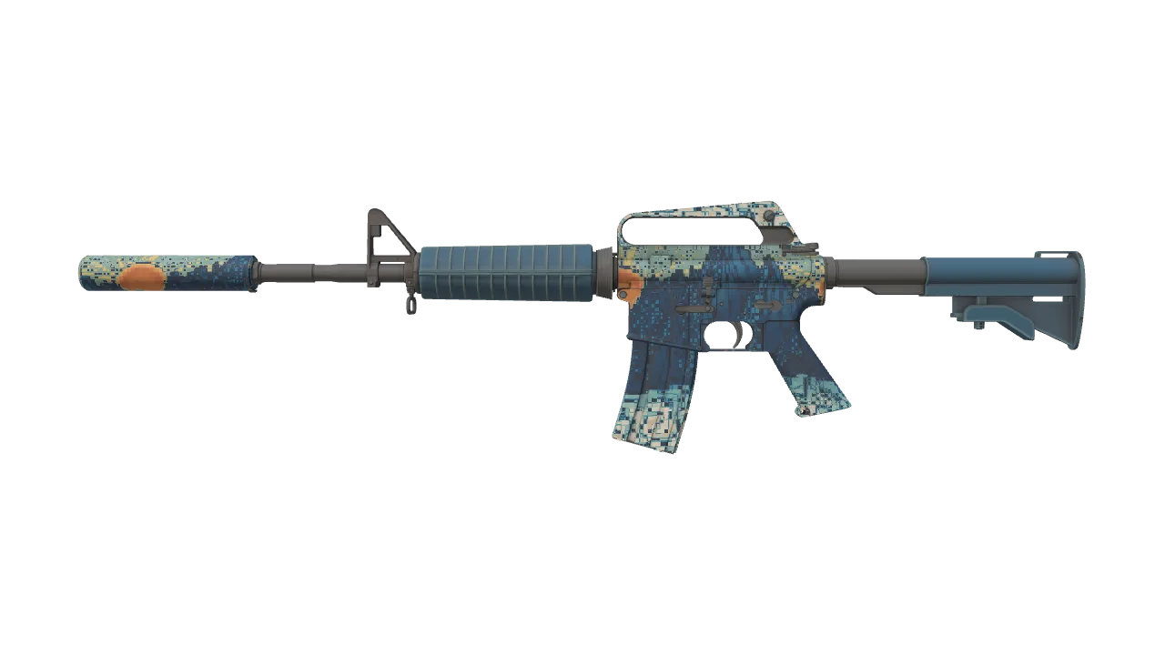 M4A1-S | Solitude seed #250, front