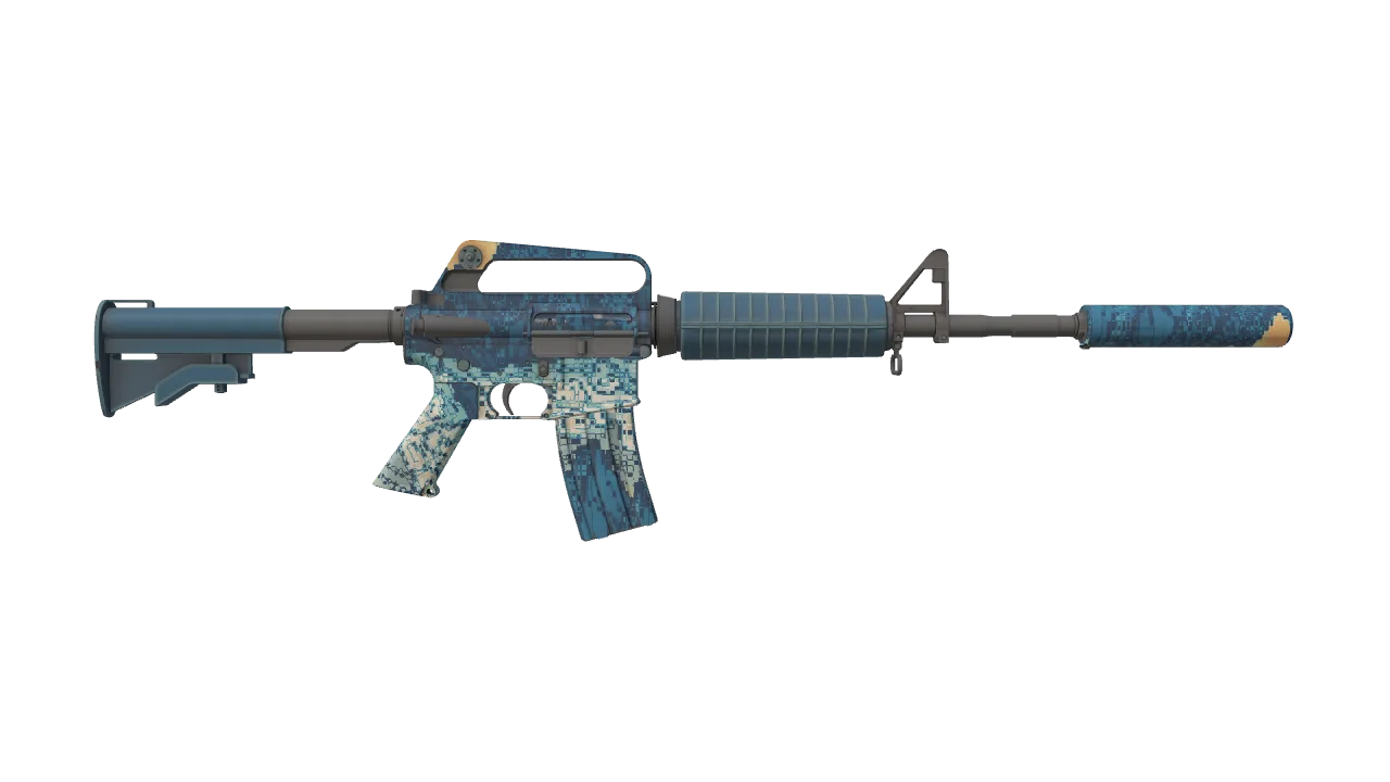 M4A1-S | Solitude seed #251, back