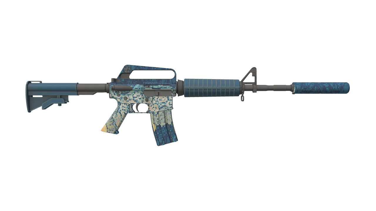 M4A1-S | Solitude seed #253, back