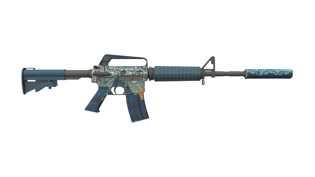 M4A1-S | Solitude seed #254, back