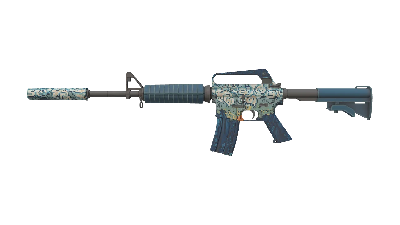 M4A1-S | Solitude seed #254, front