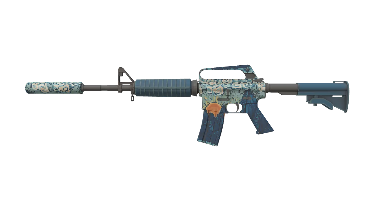 M4A1-S | Solitude seed #255, front