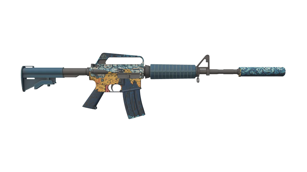M4A1-S | Solitude seed #257, back