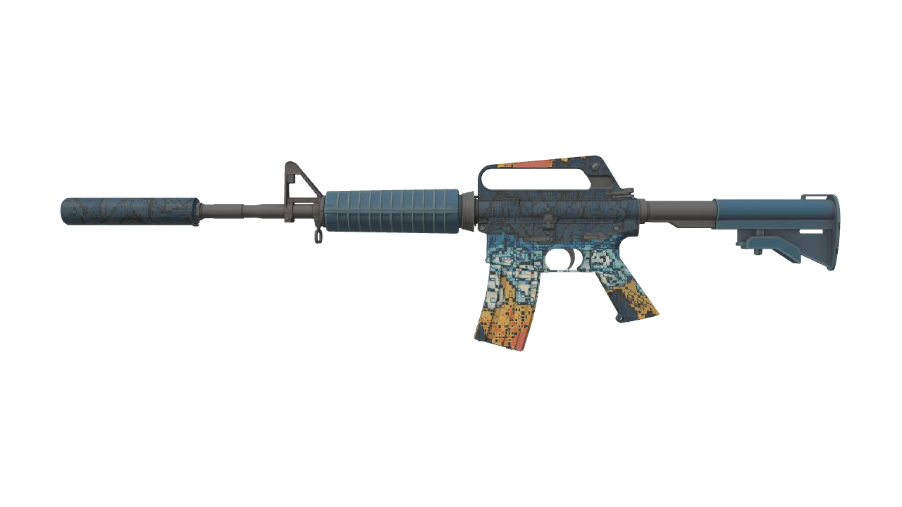 M4A1-S | Solitude seed #258, front