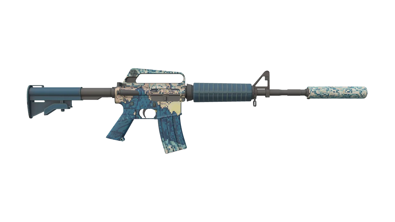 M4A1-S | Solitude seed #259, back
