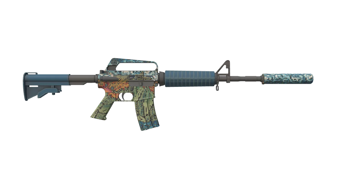 M4A1-S | Solitude seed #26, back