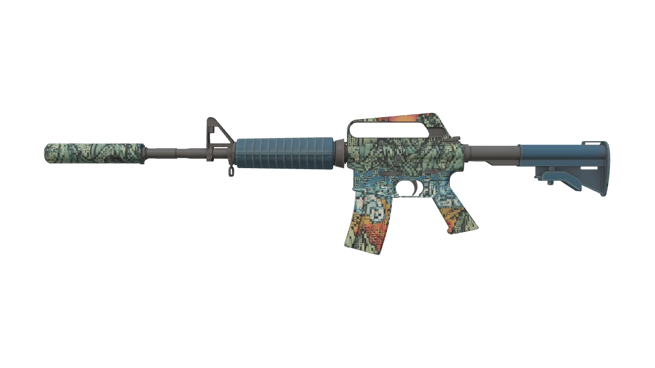 M4A1-S | Solitude seed #261, front